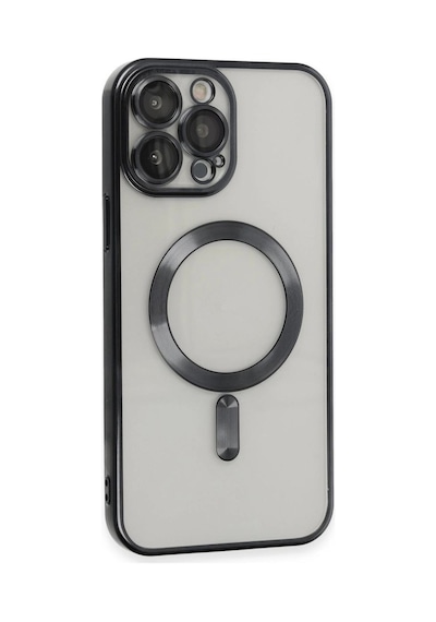 Apple iPhone Uyumlu 15 Pro Max Kılıf Kross Magneticsafe Kapak - Siyah Diğer