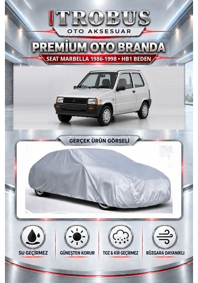 Seat Marbella 1986-1998 Uyumlu Premium Araba Brandası Oto Branda Hb1 Beden