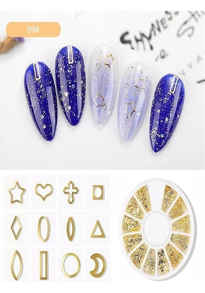 Metal Nail Art Tırnak Süsü F693-09