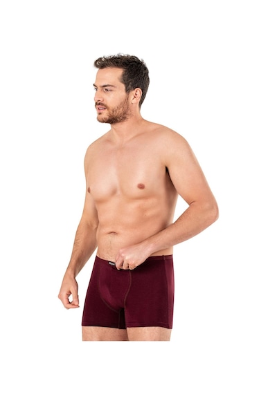 Kompedan Erkek Pamuklu Modal Boxer 11897-Bordo