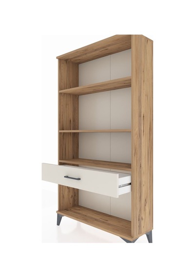 Arges Dolap 3 Raflı Tek Çekmeceli 88x30x163 Çam-aytaşı Atlas Çam