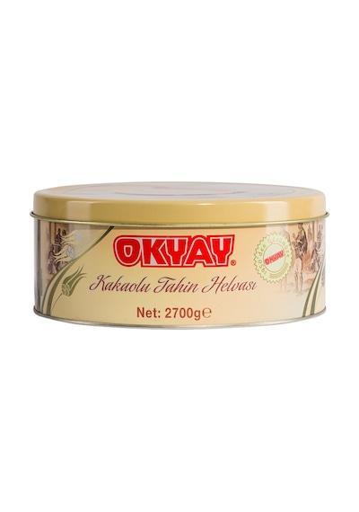 Okyay Kakaolu Tahin Helvası Teneke 2700 G