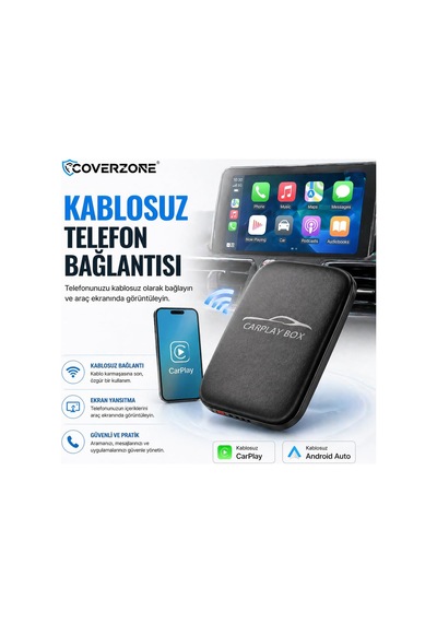 Carplay Aı Box Android 14.0, 2gb Ram 16gb Hafıza, Kablosuz Carplay Ve Android Auto, Wi-fi 2.4ghz & 5.8ghz, Video/müzik Oynatma, Sd Kart Desteği, Usb C, Araç İçi Telefon Bağlantısı Zr1276 Carplay Aı Box Android 14.0, 2gb Ram 16gb Hafıza, Kablosuz Carplay Ve Android Auto, Wi-fi 2.4ghz & 5.8ghz, Video/müzik Oynatma, Sd Kart Desteği, Usb C, Araç İçi Telefon Bağlantısı Zr1276