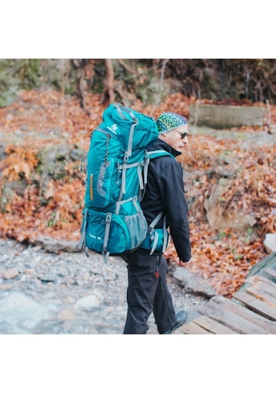 Kuara Su Geçirmez Outdoor Trekking Sırt Çantası - 80l, Yeşil
