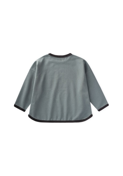 Cigit Geniş Kesim Mevsimlik Uzun Kollu T-shirt 2-8 Yaş Çağla Yeşili