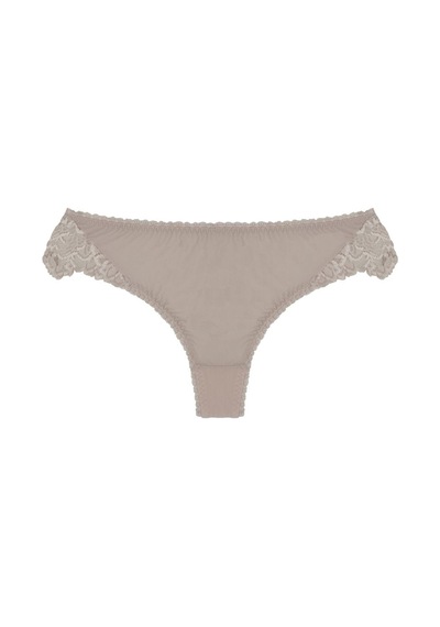 Magic Form Önü Pamuklu Arkası Dantelli Brazilian Külot Pudra - 29910977 Pudra