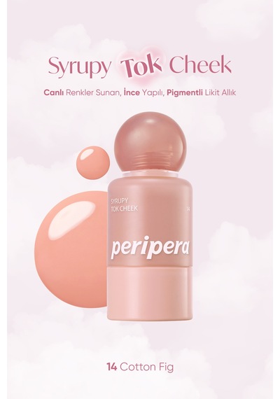 Perıpera Syrupy Tok Cheek 14 Cotton Fig