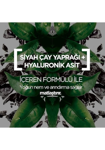 Garnier Saf Kömür Siyah Kağıt Yüz Maskesi Parlama Karşıtı