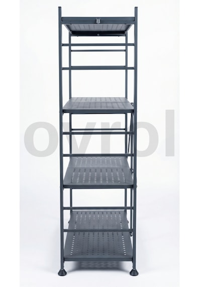 Ovrol 4 Katlı Katlanabilir Metal Raf Mutfak Banyo Balkon Düzenleyici Çok Amaçlı Raf Antrasit Ovrol 4 Katlı Katlanabilir Metal Raf Mutfak Banyo Balkon Düzenleyici Çok Amaçlı Raf Antrasit