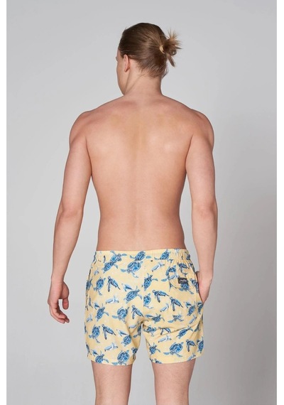 John Frank Erkek Deniz Şortu jfssswl51-turtle-yellow-13106 001