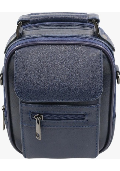 Sosela 45-3018 Lacivert Küçük Boy Erkek El Çantası - Lacıvert Lacivert