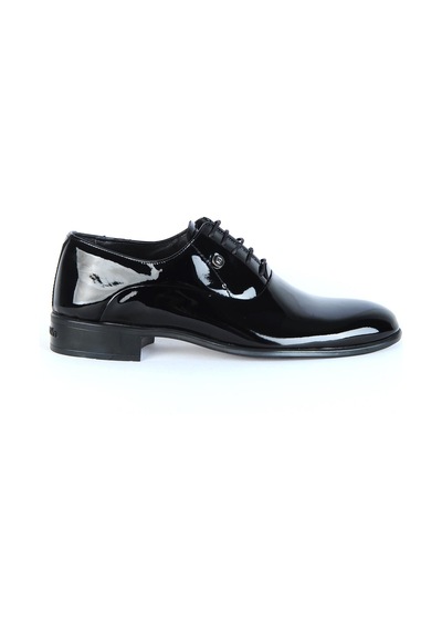 Pierre Cardin 7017 Groom Siyah Rugan Erkek Klasik Ayakkabı 001