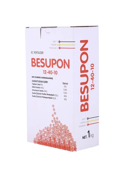 Besupon 12-40-10 Npk Gübresi Harmanlanmış 1 Kg 1 KG