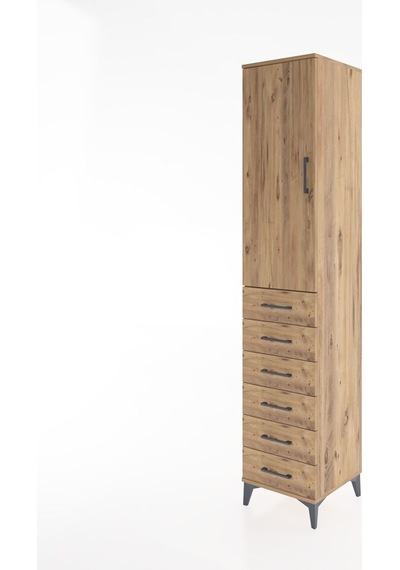 Hyperion Dolap 2 Raflı 6 Çekmeceli Tek Askılı 44x44x221 Çam-çam Çam Hyperion Dolap 2 Raflı 6 Çekmeceli Tek Askılı 44x44x221 Çam-çam Çam