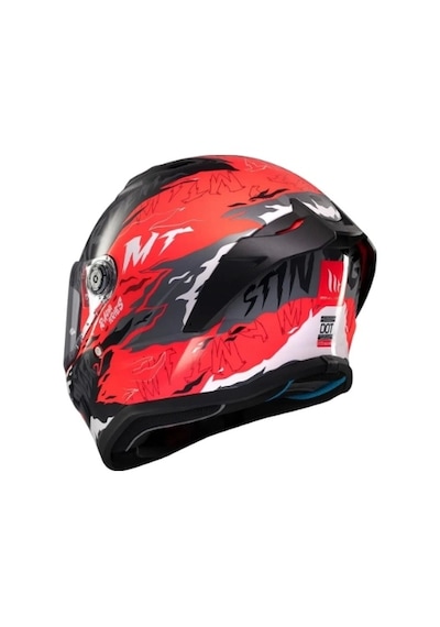 Mt Helmets Stınger Ardent C5 Kapalı Kask Mat Kırmızı - Siyah