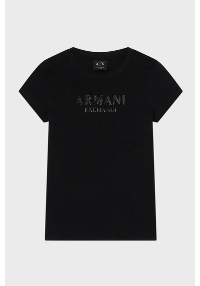 Armani Exchange Bayan T Shirt Xw002106 Af10356 Uc001 Siyah Siyah