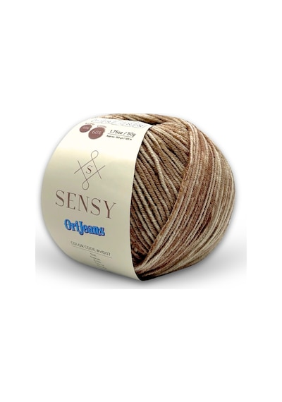 Premium Orijeans Renkli Amigurumi Ipliği Punch Panç Baby Soft Cotton 50 Gr Jeans Örgü Ipi Toprak