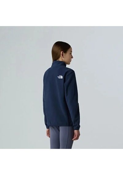 The North Face Teen Glacier 1/4 Zip Unisex Çocuk Polar Sweatshirt Nf0a8cvg8k21 Lacivert