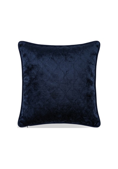 "ripple" Kadife Dokulu Kırlent Kılıfları - 45x45 Lacivert