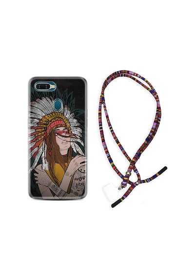 Oppo A5S Kılıf Rasta Boyun Askılı Kızıldereli 1648