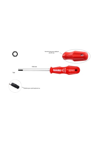 Ceta Form T20 x 100 MM Torx Tornavida 4400T20M