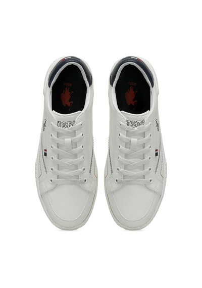 U.S. Polo Assn. Mayk 4Pr Erkek Beyaz Sneaker Ayakkabı-Beyaz