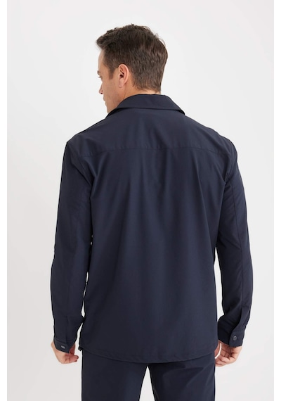 DeFacto Regular Fit Polo Yaka Çıtçıt Kapamalı Cepli Teknik Gömlek Ceket B7396AX25SPNV106 DeFacto Regular Fit Polo Yaka Çıtçıt Kapamalı Cepli Teknik Gömlek Ceket B7396AX25SPNV106
