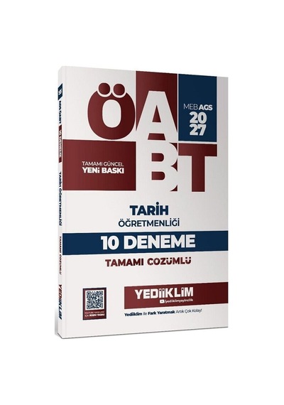 Yediiklim 2027 Öabt Meb-ags Tarih Öğretmenliği 10 Deneme Çözümlü