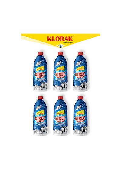 Klorak Kireç Sökücü 750 Ml 6 Adet 6'lı Set