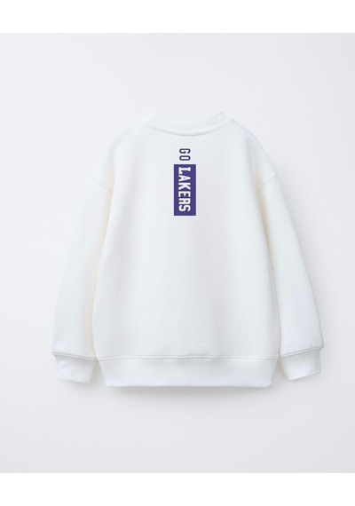 Seabubbles Lakers Çocuk Sweatshirt St09535 BEYAZ