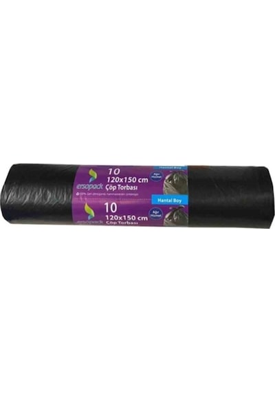 Ersopack Endüstriyel 120X150Cm Çöp Torbası 1 Koli