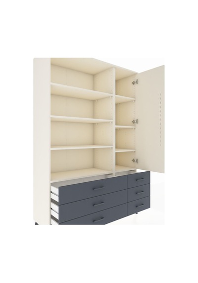 Hyperion Dolap 8 Raflı 6 Çekmeceli Tek Kapaklı 132x44x195 Aytaşı-aytaşı/antrasit Aytası/antrasıt Hyperion Dolap 8 Raflı 6 Çekmeceli Tek Kapaklı 132x44x195 Aytaşı-aytaşı/antrasit Aytası/antrasıt