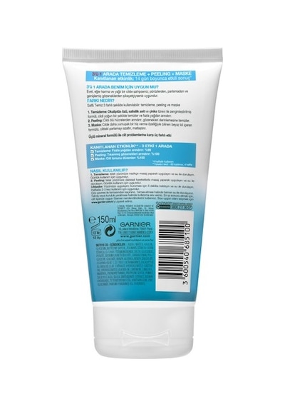 Garnier Saf & Temiz 3ü 1 Arada 150ML