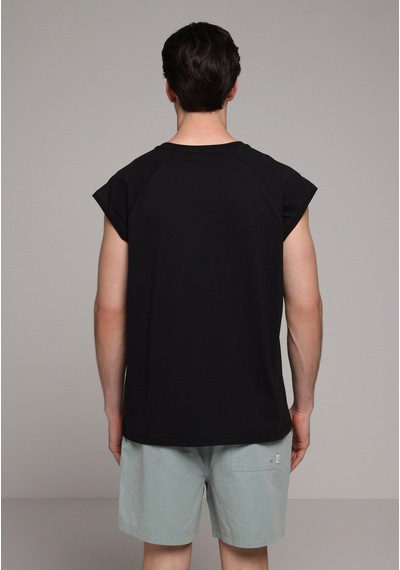 Colin's Colins Boxy Fit Erkek Siyah Atlet Cl1081312 Q1.v1 Blk