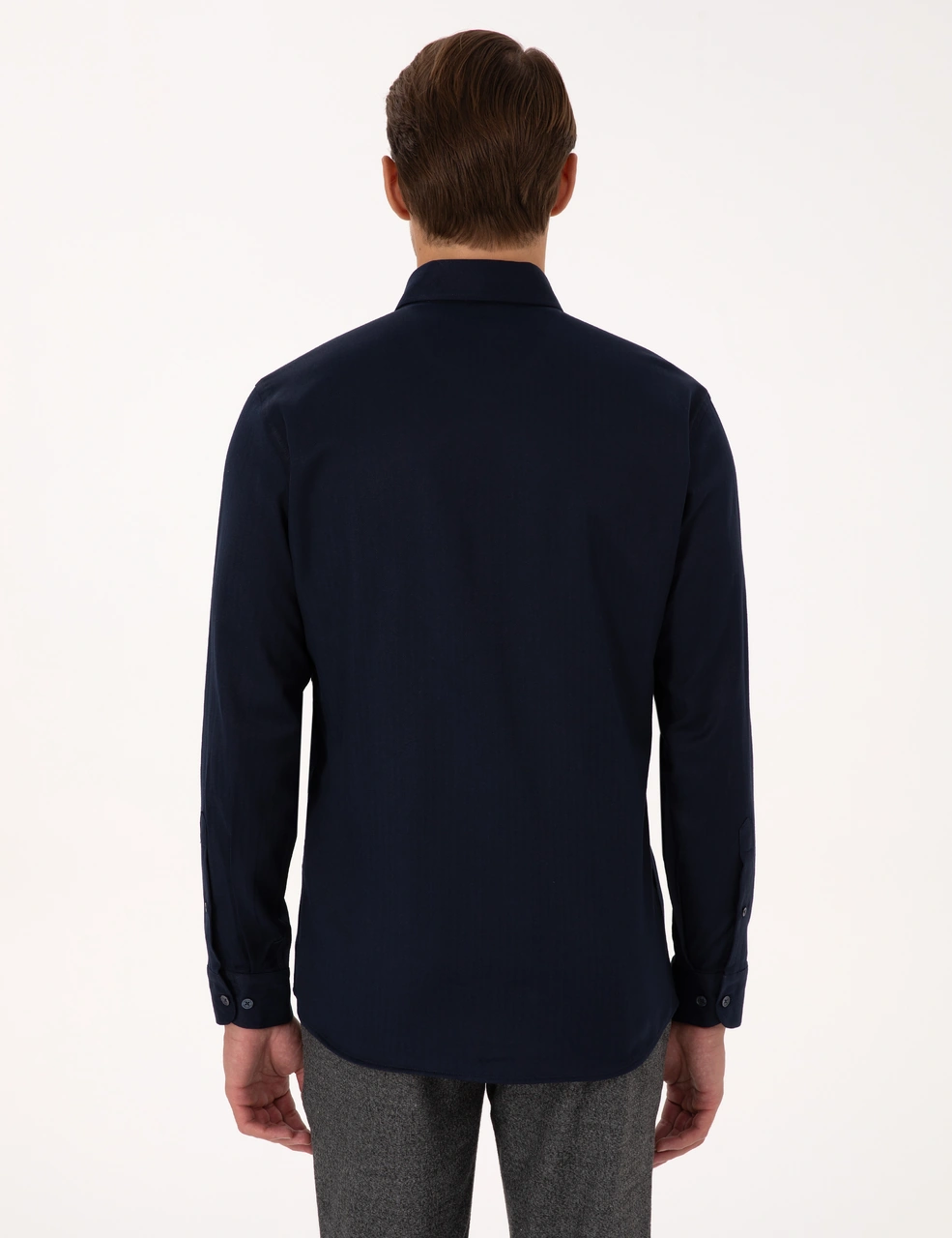 Pierre Cardin Erkek Lacivert Gömlek Desenli 50316747-vr033 Lacivert