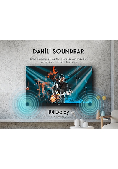 Thomson 65QG6C14 65" Soundbarlı QLED TV