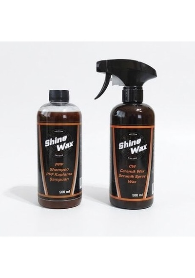 Shine Wax Ppf Şampuan & Seramik Sprey Wax 500 Ml 2'li Set