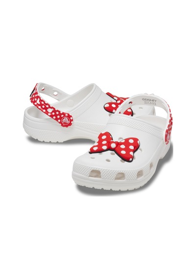 Crocs Disney Minnie Mouse Cls Clog T Çocuk Sandalet White/red Beyaz - Kırmızı