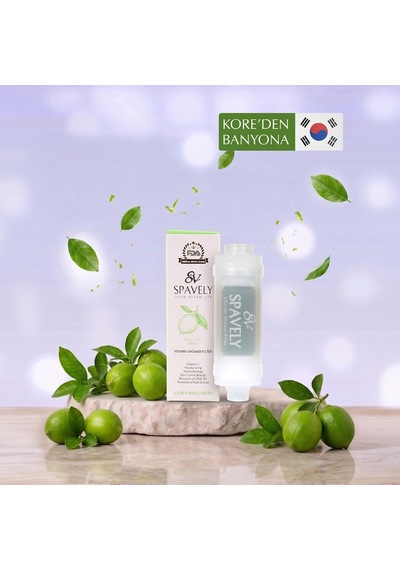 Spavely Duş Filtresi Gül Esanslı - Premium Aromaterapik Klor Ve Kireç Karşıtı, Kokulu, C Vitaminli 200 Ml Limon