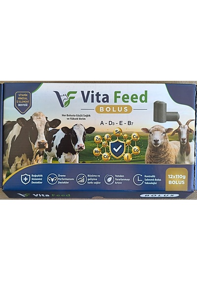 Vita Feed Besi Ve Süt Bolus 110 Gr 12 Adet