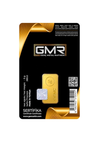 5 Gram Külçe Altın 24 Ayar