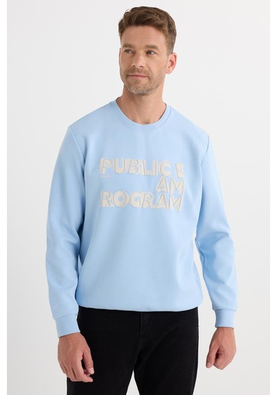 Tudors Unisex Oversize Geniş Kesim Pamuklu Yumuşak Dokulu İçi Polarlı Baskılı Mavi Sweatshirt-37299 Mavi Tudors Unisex Oversize Geniş Kesim Pamuklu Yumuşak Dokulu İçi Polarlı Baskılı Mavi Sweatshirt-37299 Mavi