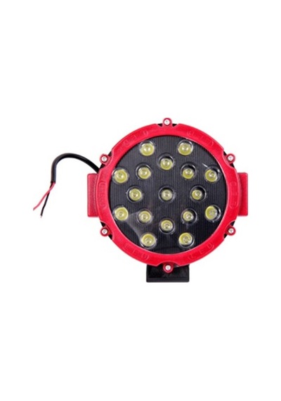 10V-30V Led Lamba Off-Road 17 X 3W Yuvarlak 155 X 155 Kırmız N11.50338