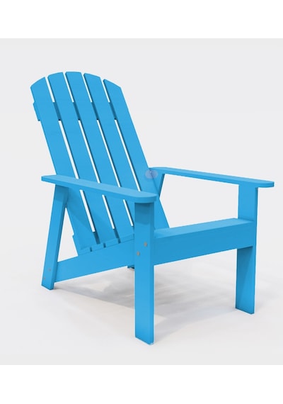 Modern Ahşap Oval Adirondack Balkon, Bahçe Koltuğu