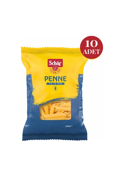 Schar Penne Glutensiz Kalem Makarna 10 x 250 G