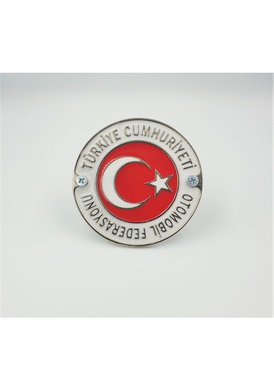 Türkiye Otomobil Federasyonu Döküm Vidalı Panjur Arması (459701633)