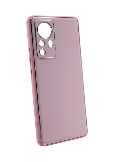 Nettech Xiaomi Mi 12 Pro Uyumlu Coco Leather Seri Arka Koruma Kılıf - Kırmızı Kırmızı