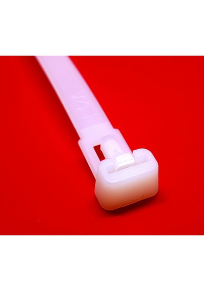 Açılabilir Kablo Bağı Plastik Cırt Kelepçe 7.5x360 100 Adet Yerli Beyaz
