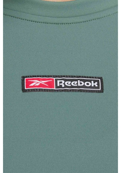 Reebok Lux Bold Crop Tee Pastel Yesıl Kadın Kısa Kol T-shirt 000000000101696388 Yeşil
