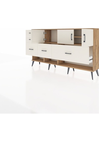 Arges Konsol 3 Raflı 5 Çekmeceli 3 Kapaklı 176x30x99 Çam-aytaşı Aytası - Atlas Çam Arges Konsol 3 Raflı 5 Çekmeceli 3 Kapaklı 176x30x99 Çam-aytaşı Aytası - Atlas Çam